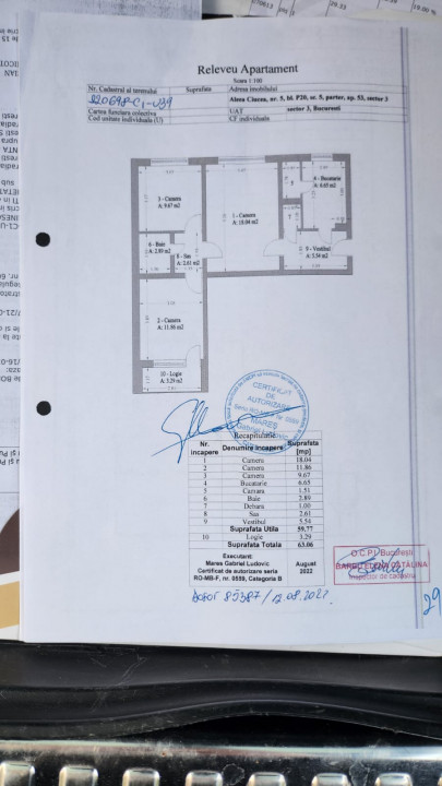 Vand apartament 2 camere decomandat, Sinaia, langa Hotel  Mara, OCAZIE
