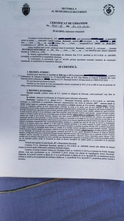 Se inchiriaza teren 5000mp in zona Măgurele Sector 5 pentru construcții P+4
